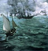 Edouard Manet The Battle of the Kearsarge and the Alabama oil on canvas